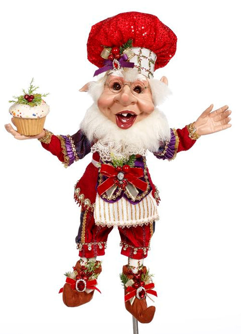 Berry Merry Elf 46 cm – Elfo Natalizio con Bacche Rosse | Goodwill by Mark Roberts