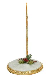 Base “Snow Stand” Small – Goodwill by Mark Roberts – Oro/Bianco – 19 cm