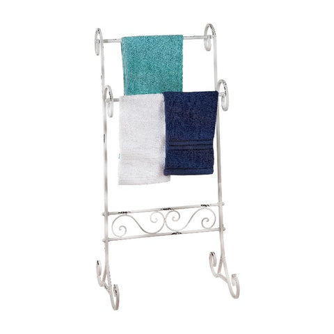Toallero de hierro decorado – 45×33×96,5 cm – 3 barras