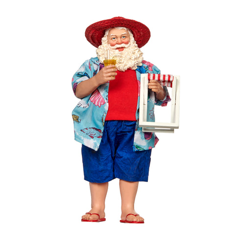 Babbo Natale Hawaii 27cm
