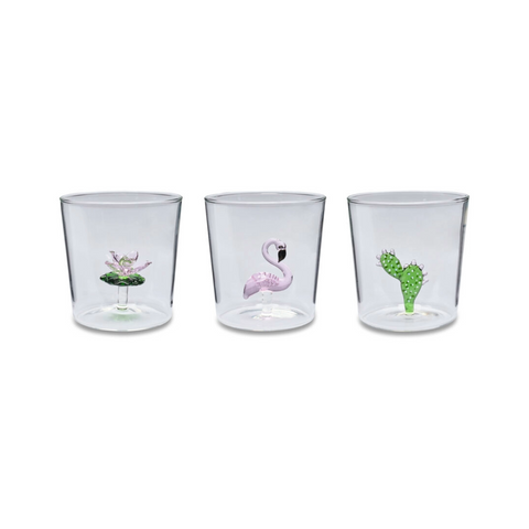 Exothic Land Glass Set