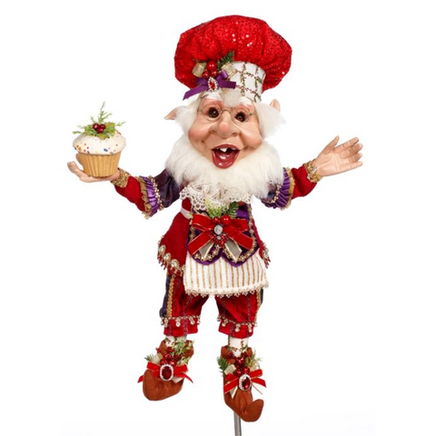 Berry Merry Elf 46 cm – Elfo Natalizio con Bacche Rosse | Goodwill by Mark Roberts