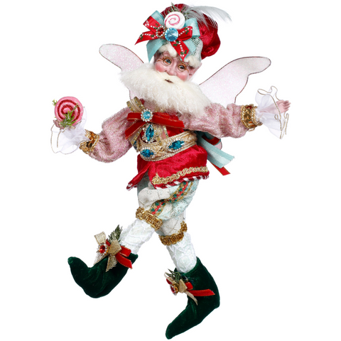 Candy Shop Santa Fairy 25,5 cm – Fata Natalizia Rosso, Rosa e Verde | Goodwill by Mark Roberts
