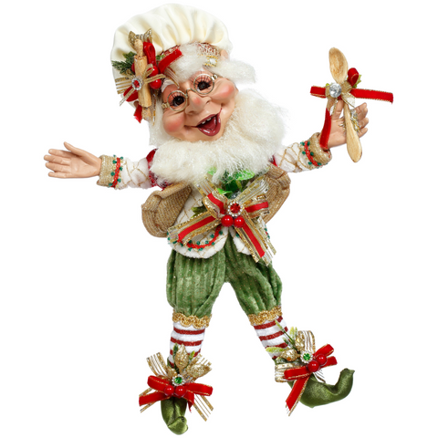 Elfo Kitchen Helper – Goodwill by Mark Roberts – Verde/Rosso – 28 cm