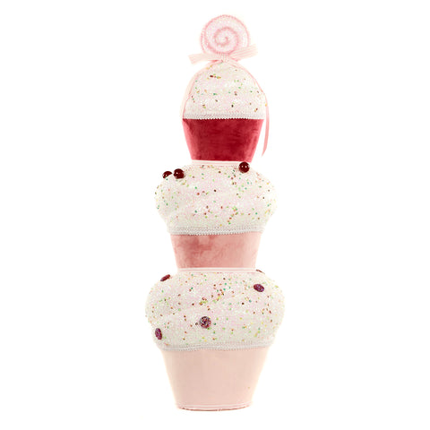 Torre de cupcakes navideña de 54 cm