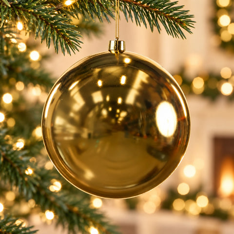 Palla di Natale Gigante Oro e Rossa – Goodwill, 50cm