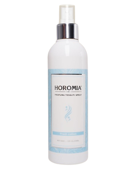 DEODORANTE PER TESSUTI SPRAY FRAGRANZA FRESH COTTON HOROMIA