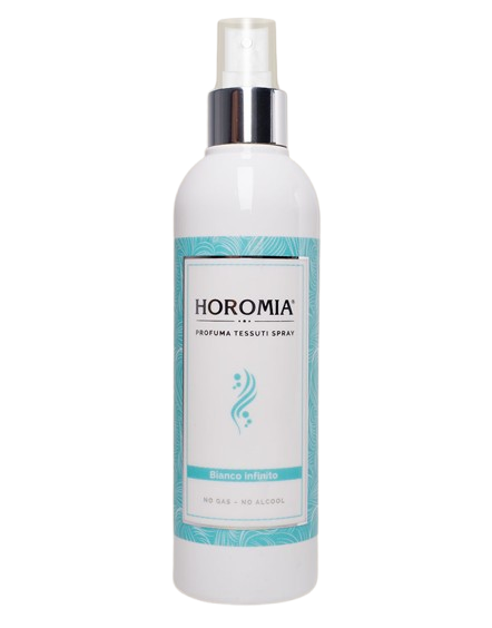 DEODORANTE PER TESSUTI SPRAY FRAGRANZA BIANCO INFINITO HOROMIA