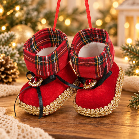 Christmas boot decoration 33cm