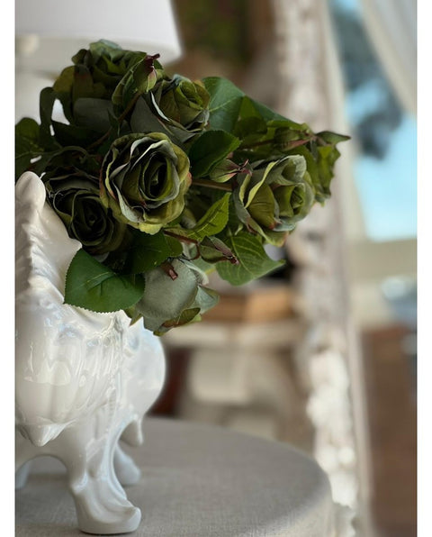 Green roses