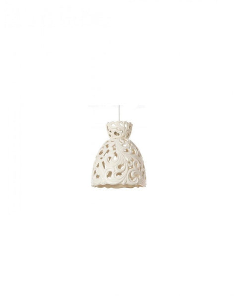 Lampadario campana in ceramica