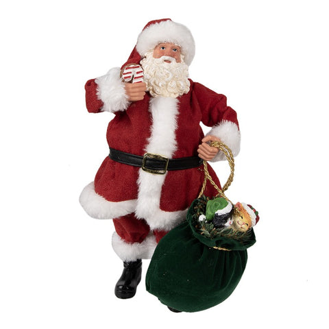 Santa Claus with sack