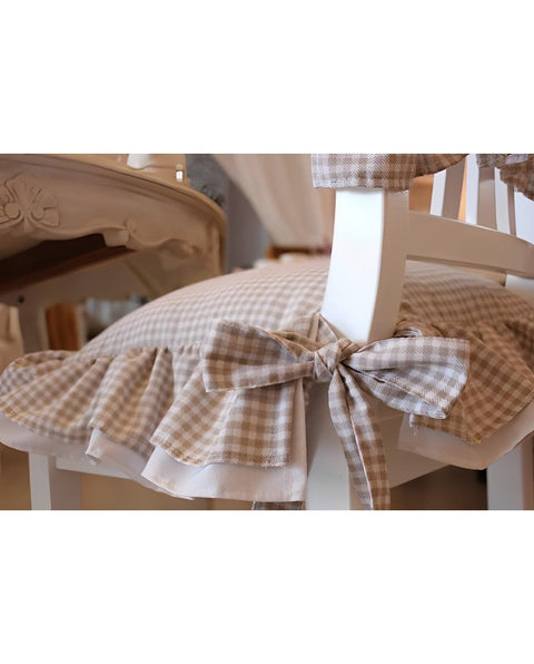 Set Coprisedia con fiocco Country chic