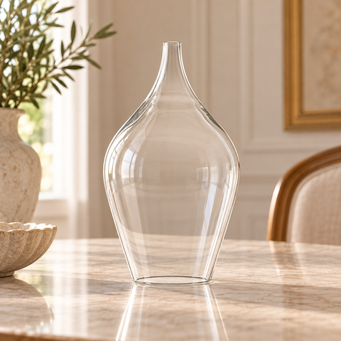 Vetro di Ricambio in Borosilicato Pyrex – Bonetti Illumina Ares, Ø20 cm ambientata