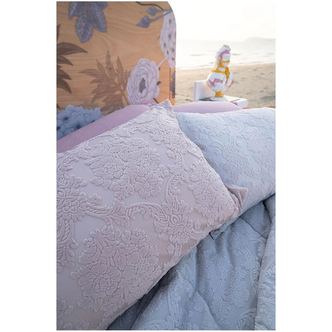 Trapunta Dayane Matrimoniale con Federe – Greige, Ottanio o Cipria – 260x260 cm