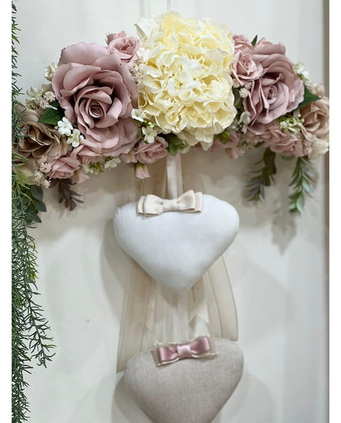 Tralcio con coppia cuori