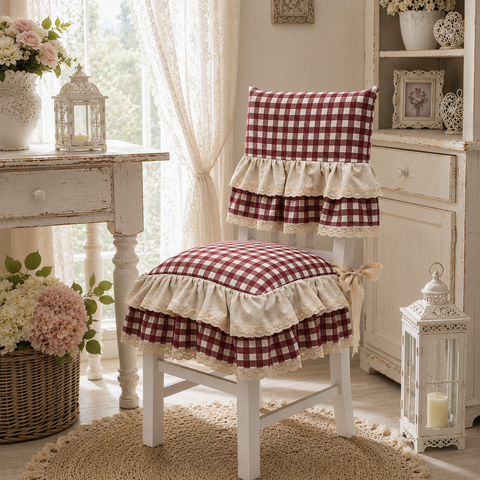 Set "Country Love" - Cuscino e Coprischienale