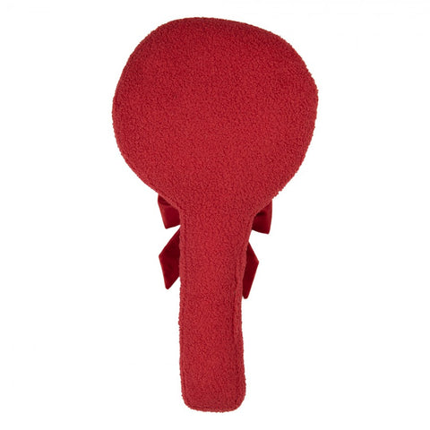 Cuscino Decorativo Sagomato Lecca-Lecca Rosso e Bianco - Clayre & Eef, 25x53x4 cm