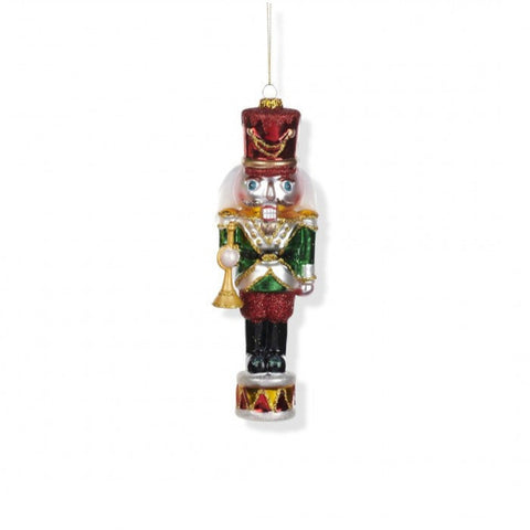 Decorazione Natalizia "Schiaccianoci Musicista" – Santa's Workshop by Goodwill 21 cm (3 varianti)