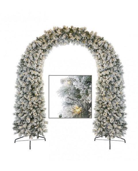 ARCO DI PINO ARTIFICIALE INNEVATO 254cm 2746 tips