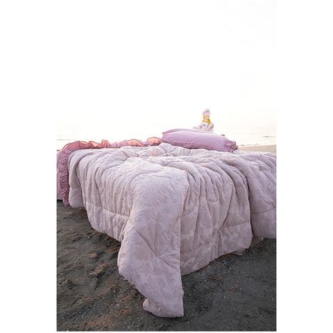Trapunta Dayane Matrimoniale con Federe – Greige, Ottanio o Cipria – 260x260 cm