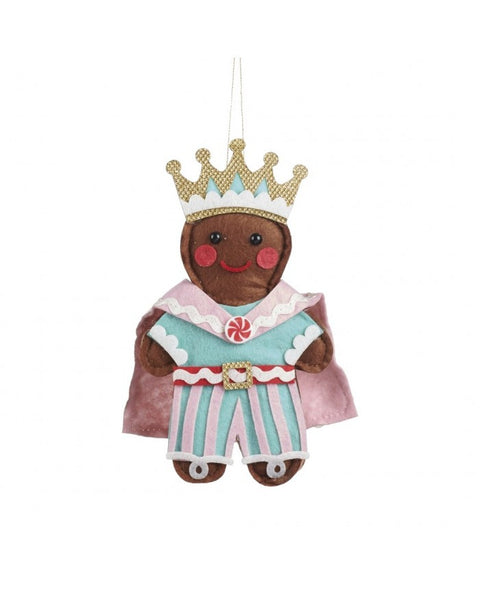 GINGERBREAD PRINCESS AND PRINCE PENDANTS