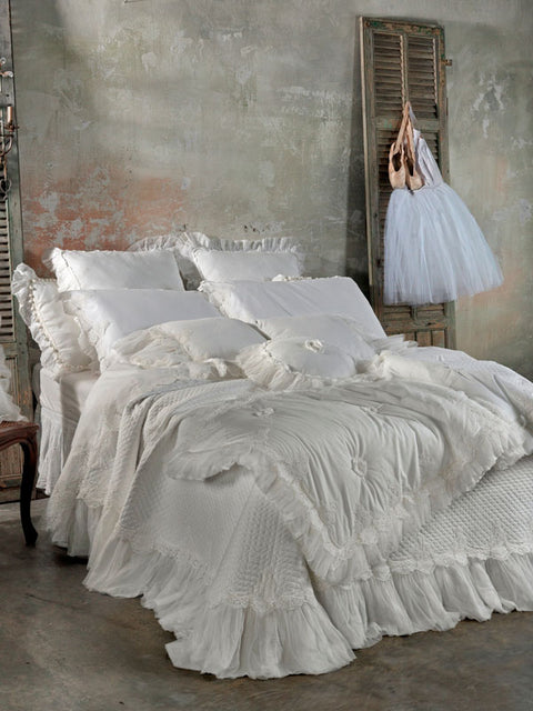 Completto Letto "Etoille" - con Piumotto, Federa, Set Lenzuola e Copriletto Imbottito