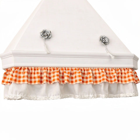 Sottocappa Sartoriale con Volant - 190x20cm