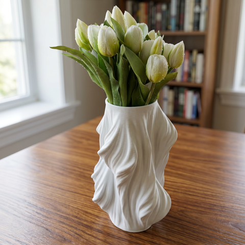 Mazzetto di Tulipani Artificiali Real Touch - 35cm