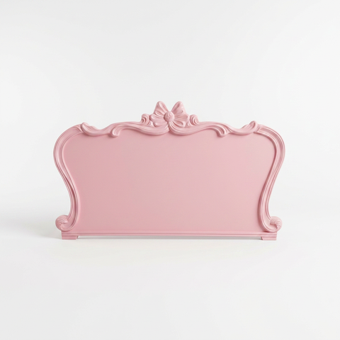 Testata Letto Sagomata con Fiocco Intagliato - 160x180cm