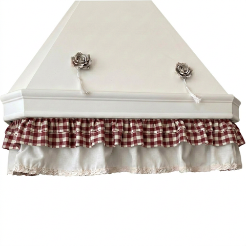 Sottocappa Sartoriale con Volant - 190x20cm