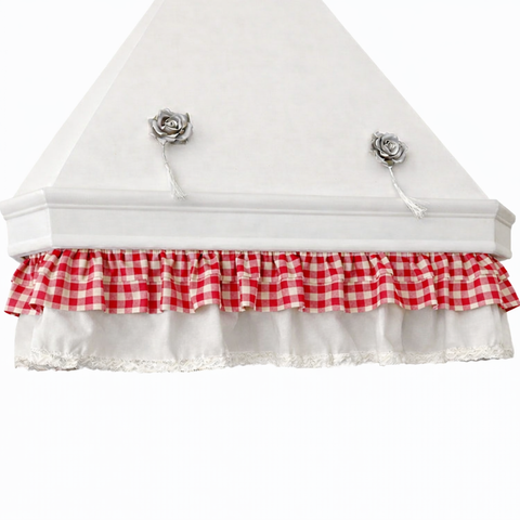 Sottocappa Sartoriale con Volant - 190x20cm