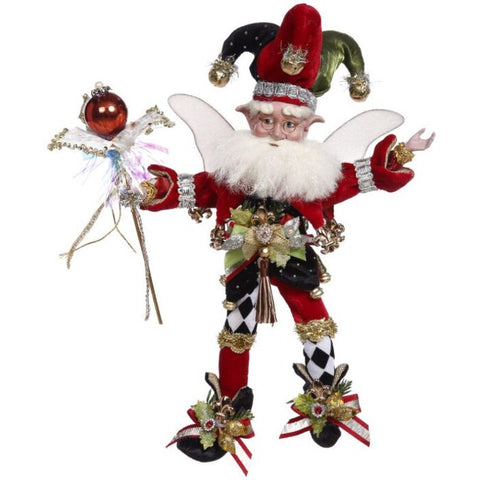 Elfo “Harlequin Jester Fairy” 50 cm – Goodwill by Mark Roberts – Edizione Limitata Numerata