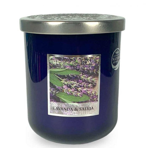 Candela profumata Lavanda e salvia