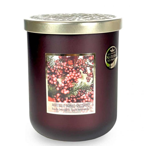 Candela profumata Mirtillo rosso speziato