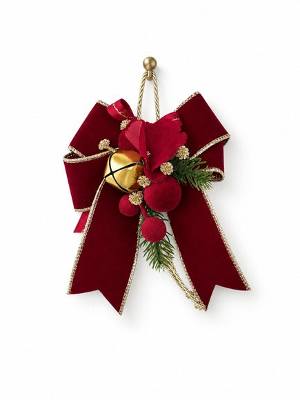 Fiocchi Gift in Velluto con Campanello per Confezioni Regalo – Il Bosco di Mata by Mata Creazioni