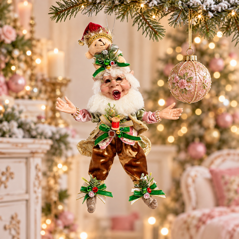 Elfo Teddy Bear Goodwill 29 cm ambientato