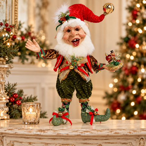 Elfo Merry Christmas Medium Goodwill 45 cm ambientato