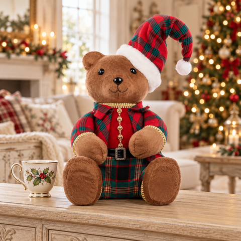 Orsetto tartan Goodwill 37 cm ambientato
