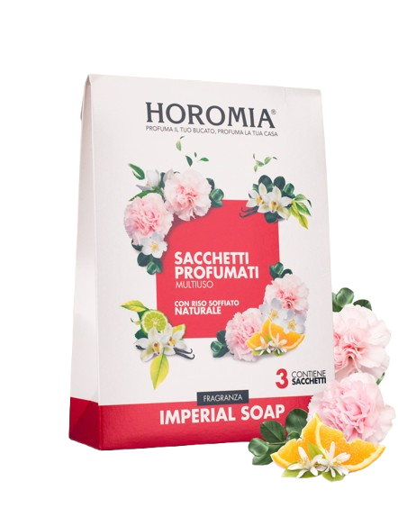 SACCHETTI PROFUMATI MULTIUSO FRAGRANZA IMPERIAL SOAP HOROMIA
