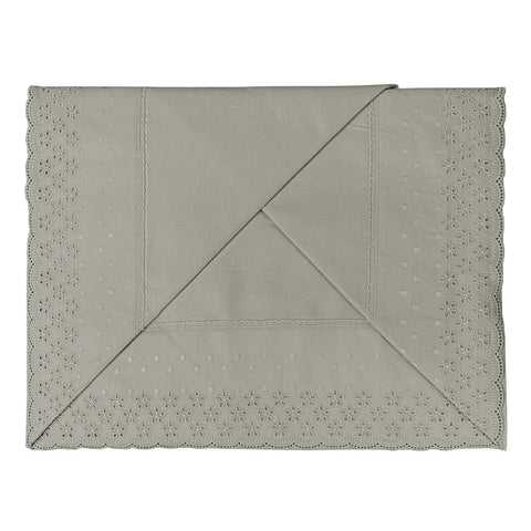 Completo Lenzuola Matrimoniale Puro Cotone Pizzo San Gallo 180x200 cm