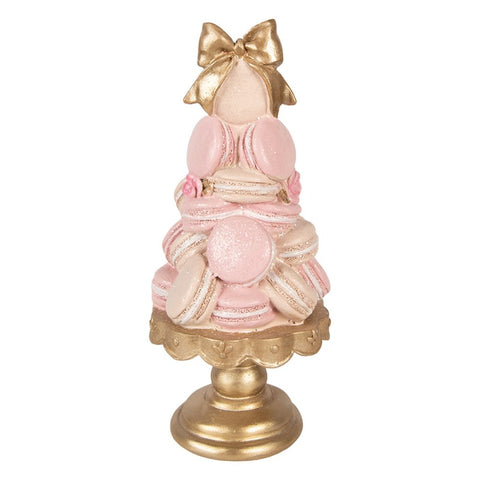 Torta decorativa rosa con macarons Ø 13x29 cm Clayre & Eef