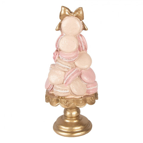 Torta decorativa rosa con macarons Ø 13x29 cm Clayre & Eef