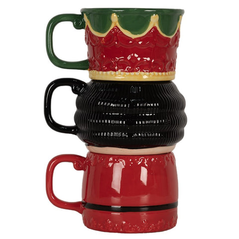 Set 3 Tazze Schiaccianoci in Ceramica, 16x12x9cm