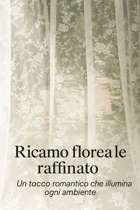 Tenda Martina – Delicata eleganza in pizzo romantico
