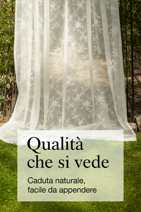 Tenda Martina – Delicata eleganza in pizzo romantico