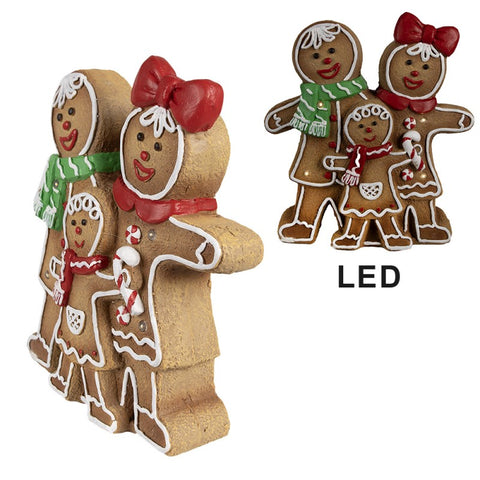 Casetta di Pan di Zenzero con LED - Clayre & Eef, 31x10x34cm