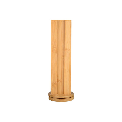 Porta Capsule Caffè Girevole Bamboo Essentials in Bambù 36 Posti – Estia Home, 11x11x34cm