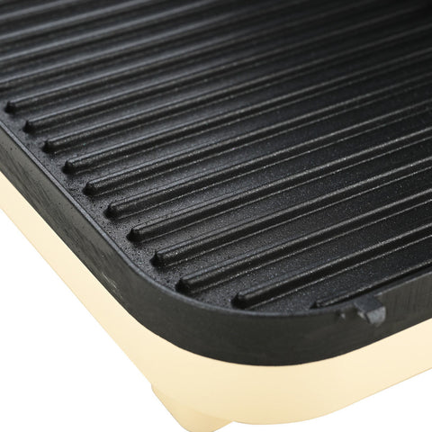 Tostapane a Piastra Ivoris Avorio Antiaderente 2 Fette 1300W – Estia Home, 32x26,6x11cm