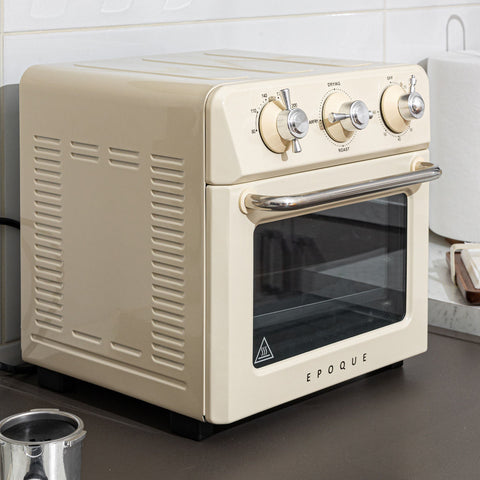 Friggitrice ad Aria e Fornetto Retrò "Epoque" Crema 12LT 1400W, Estia Home